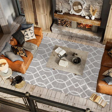 Asilah Ogee Fretwork Area Rug